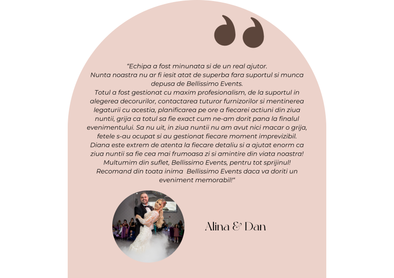 Testimonial client - Feedback celebrare